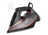Ferro Da Stiro A Vapore Lehmann Con Piastra In Ceramica, 3000W, Potenza Vapore Fino A 140 G, Vapore Verticale, Spegnimento Automatico