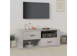 Maison Exclusive - Mobile Tv Grigio Cemento 100X35X40 Cm Materiale Ligneo