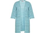 Sidona Damen Strickjacke - Wasser, M