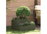 Maison Exclusive - Vaso Da Giardino Verde Oliva 60 X 60 X 50 Cm