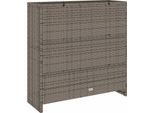 Syfax™ Armadio Con Lo Scaffale Grigio 100 X 36 X 102 Cm Rattan