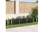 Maison Exclusive - Aiuola Rialzata In Acciaio Zincato 240×40×45 Cm Antracite