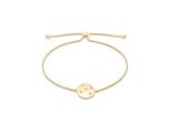 Edelstahlarmband Tamaris "Schmuck Geschenk Edelstahl Armkette Little Twinkel", Gold (Gelbgoldfarben, Kristallweiß, Kristallweiß), ArmbäNder, Damen, 22Cm, Edelstahl, Edelstahlarmband, Mit Zirkonia (Synth.)