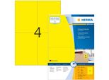 Herma 4396 4396 Etichette Universali Superprint - 105 X 148 Mm, Giallo, Opaco, 400 Pezzi