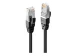 Lindy 45600 S/Ftp Cat6 Kabel,Schwarz 0.30M Lsoh, Inkl. Testprotokoll