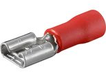 Goobay Ricettacolo Per Lama Rosso 6,4 Mm X 0,8 Mm 0,5 Mm 1 Mm (100 Pezzi)