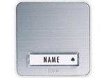 M-E MODERN-ELECTRONICS Klingelplatte 1Fach KTA-1 A/S Silber 12 V/1 A (KTA-1 A/S)