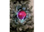 Europalms Palla Di Neve Led 8 Cm, Rosa 5X (83501238)