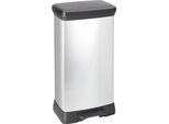 Curver Decobin 50L Rettangolare Argento/Nero