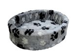 Letto In Peluche Nobby "Paw"" 60 Cm Grigio, 3 Colori"