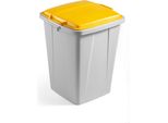 Durable Bidone Quadrato Durabin® 90L , Grigio, 1800474050