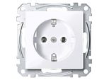 Merten MEG2301-0325, Tipo Di Presa: Cee 7/3, Tipi Di Spina Supportati: Cee 7/4, Colore Del Prodotto: Bianco, Materiale: Thermopla