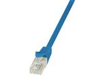 Logilink Professional CP1046U Cavo Patch Logilink, Cat. 5E, U/Utp, 1,5 M, Blu