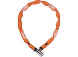 Lucchetto A Catena Abus 1500 Web - Lucchetto Per Bicicletta In Acciaio Speciale - Catena Rotonda Spessa 4 Mm - Livello Di Sicurezza Abus 3 - 60 Cm - Arancione