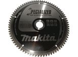 Lama Per Sega Circolare Makita, Specialized 260 X 30 Mm - 80 Denti - Alluminio