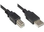 Buone Connessioni USB2.0 Kabel Easy A-B Schw. 5M
