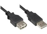 Good Connections Prolunga USB2.0 A-St.-A-Bu. Nero 1M