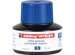 Edding Mtk 25 Pennarello Permanente Refill Inchiostro Blu 25 Ml