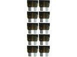 Baytronic 10X Fusibile Auto A Spina Piatta Standard Nero 1A