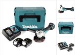 Smerigliatrice Angolare A Batteria Makita Dga 504 Rfj 18V 125Mm Brushless + 2X Batteria Ricaricabile 3.0Ah + Caricabatterie + Makpac