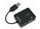 Logilink UA0139 Logilink USB-HUB "Smile"" 4-Port O. Nt Schwarz"