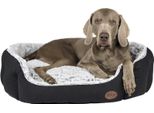 Letto Nobby Comfort Ovale "Cacho"" L X P X A: 65 X 57 X 22 Cm Grigio Scuro"