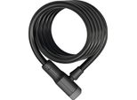 Lucchetto A Spirale Abus Booster 6512K/180 Con Supporto Scmu Snap Cage - Lucchetto Per Bicicletta In Cavo Flessibile A Spirale - Livello Di Sicurezza Abus 4 - 180 Cm