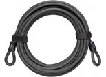 Axa 59900002SC Cavo Ad Anello Lunghezza 10 Metri, Ø10Mm, Nero