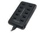 Logilink Logilink UA0125 Usb Hub 10-Port USB2.0 With Power Adapter 3.5A