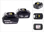 Makita Bl 1850 B Batteria Da 18 V - 5 Ah / 5000 Mah Li-Ion - 2 Pezzi