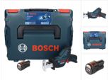 Bosch Gsa 12V-14 Professional Sega Universale A Batteria In Valigetta L-Boxx + 1X Batteria Gba 12 V 3,0 Ah - Senza Caricabatterie