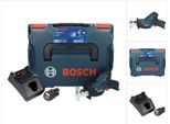 Bosch Gsa 12V-14 Professional Sega Universale A Batteria In Valigetta L-Boxx + 1X Batteria Gba 12 V 3,0 Ah + Caricabatterie Rapido Gal 1230 Cv