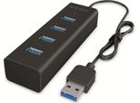 Raidsonic | 4 Portowy Hub Usb 3.0 | IB-HUB1409-U3