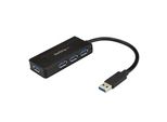 Startech.Com Hub Usb 3.0 A 4 Porte - Mini Hub Usb Con Porta Di Ricarica - Include Adattatore Di Alimentazione