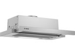 Bosch Serie 4 DFT63AC50 Cooker Hood Semi Built-In (Pull Out) Silver 360 M3/H