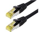 Helos - Patchkabel - RJ-45 (M) - RJ-45 (M) - 15 M - Sftp-Kabel (Pimf) - Cat 6A - Schwarz