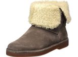 Clarks Stivali Isolati In Pelle Marrone Clarks Donna Drafty Haze Stivali Isolati In Pelle Marrone 36