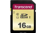 Transcend Sdhc 500S 16GB Classe 10 UHS-I U1 V30