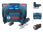 Bosch Gst 12V-70 Professional Seghetto Alternativo A Batteria In Valigetta L-Boxx + 1X Batteria Gba 12 V 3,0 Ah