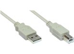 Buone Connessioni USB2.0 Kabel A-B Grau 5M