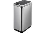 Eko - Cestino Phantom Sensor 30 Litri - Acciaio Inox Plastica - Acciaio Inox Opaco, Nero