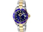 Invicta Pro Diver 8928 Orologio Da Uomo - Impermeabile - Analogico - Movimento Automatico - Acciaio Inossidabile Con Quadrante Blu - 40Mm