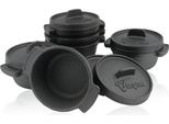 Set Di Pentole Da Portata Bbq-Toro (Confezione Da 6) Ø 11 Cm Mini Pentola In Ghisa