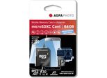Agfaphoto Microsdxc Uhs I 64GB Prof. Alta Velocità U3 V30 A1
