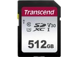 Transcend 300S - Scheda Di Memoria Flash - 512 Gb - Classe Video V30 / UHS-I U3 / Classe10 - Sdxc UHS-I