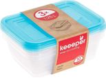 Keeeper 3067563200000 Keeeper Vaso Per Alimenti "Fredo Fresh"", 1,25 Litri, Quadrato"