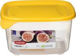 Curver "Fresh&Go"" Contenitore Quadrato Per Alimenti 1,2L /Giallo/ Trasparente"