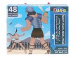 Luna Puzzle Gigante Da Pavimento Davide Golia 48 Pezzi Xxl Formato Jumbo 90X60 Cm