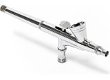 Pistola Per Aerografo Wiltec Tipo 135 Con Funzione A Doppia Azione, Ugello Ø 0,3 Mm, Tazza Di Vernice Da 2 Ml, Pipetta, Adattatore Per Modellismo, Nail Art Ecc.