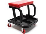 Sgabello Da Officina Wiltec Con Ripiano 37,5X36X38,5 Cm Con Rotelle Carrello Da Officina Carrello Porta Attrezzi Sedile Da Officina Con Rotelle Sedile Da Officina, Mobile